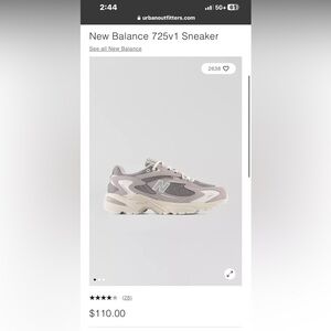GENTLY USED New Balance 725v1 Sneaker